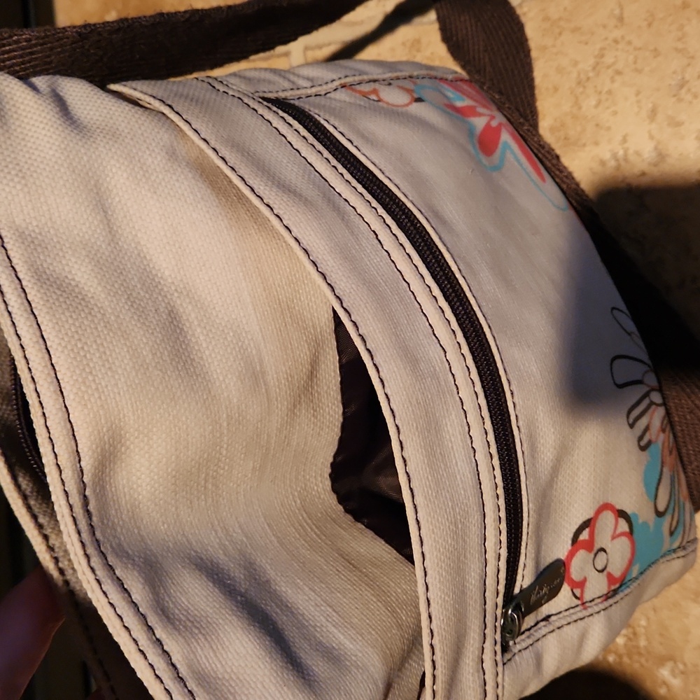 Thirty-one Floral Canvas Crossbody Bag - Picture 12 of 16